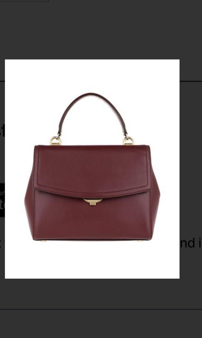 Michael Kors Ava Small Satchel Bag in Oxblood Luxury Bags Wallets on Carousell