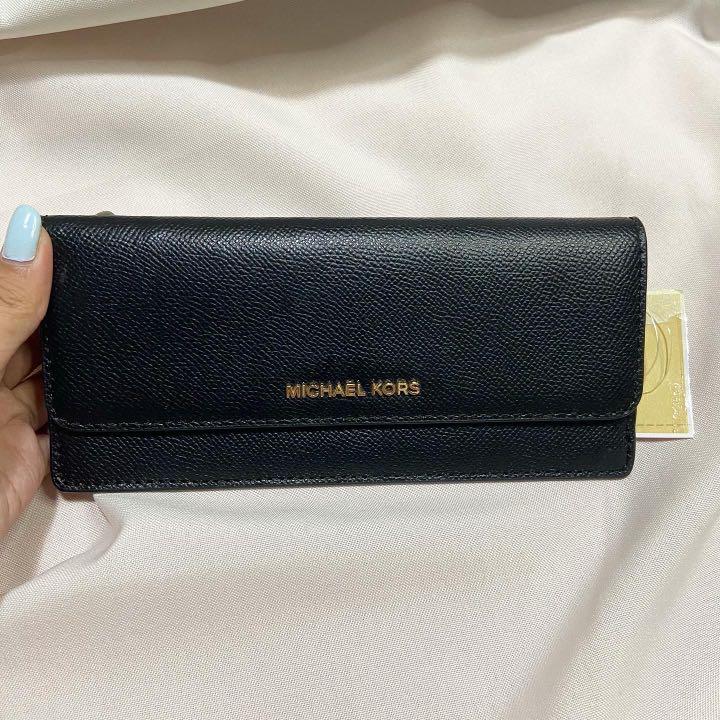 Michael kors money top pieces flat wallet