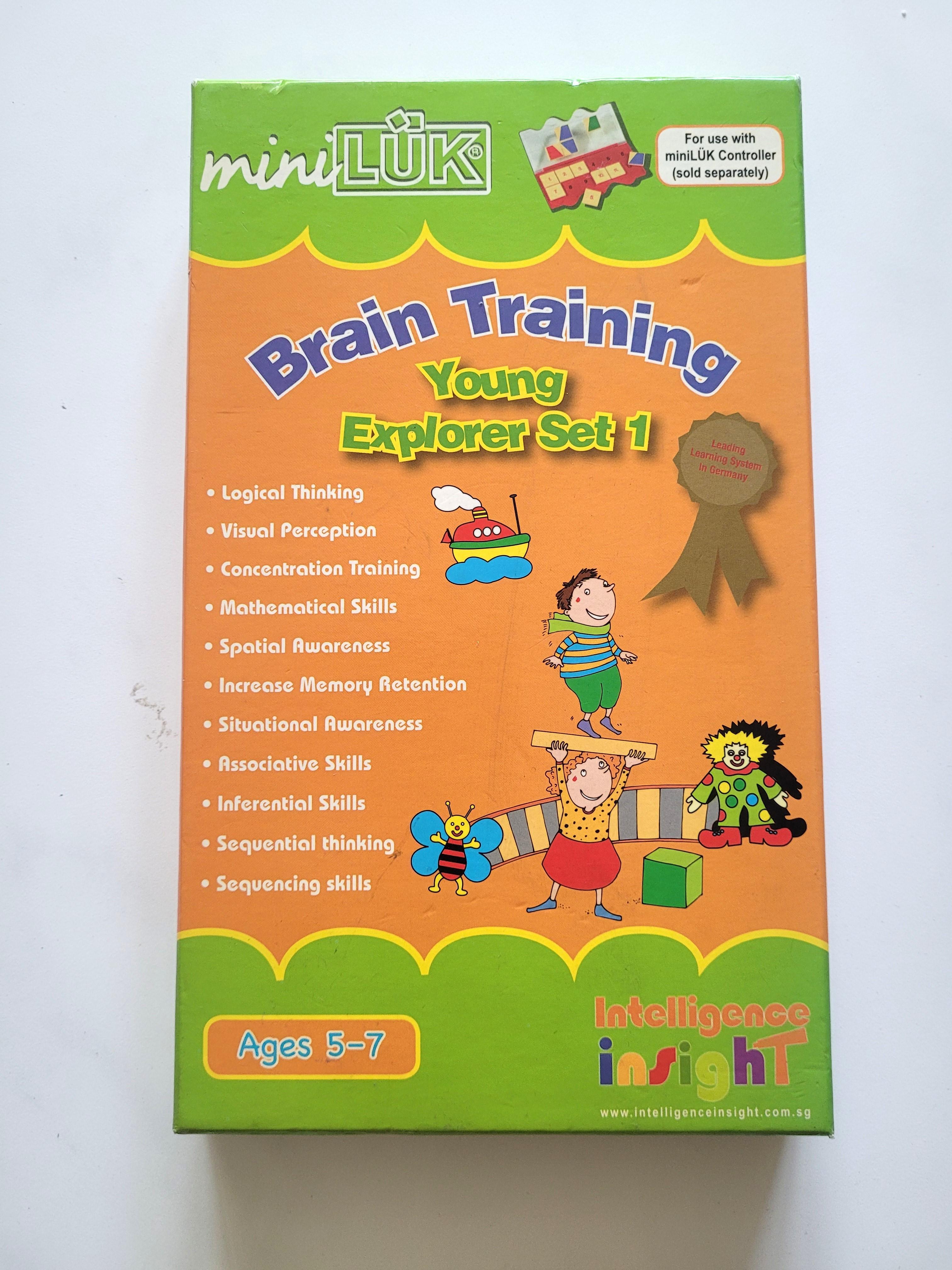 miniLUK Brain Training Young Explorer Collection Set - 3
