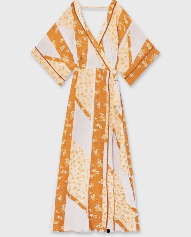 Miss Selfridge Scarf Print Kimono Dress Women s Fashion Dresses Sets Dresses on Carousell