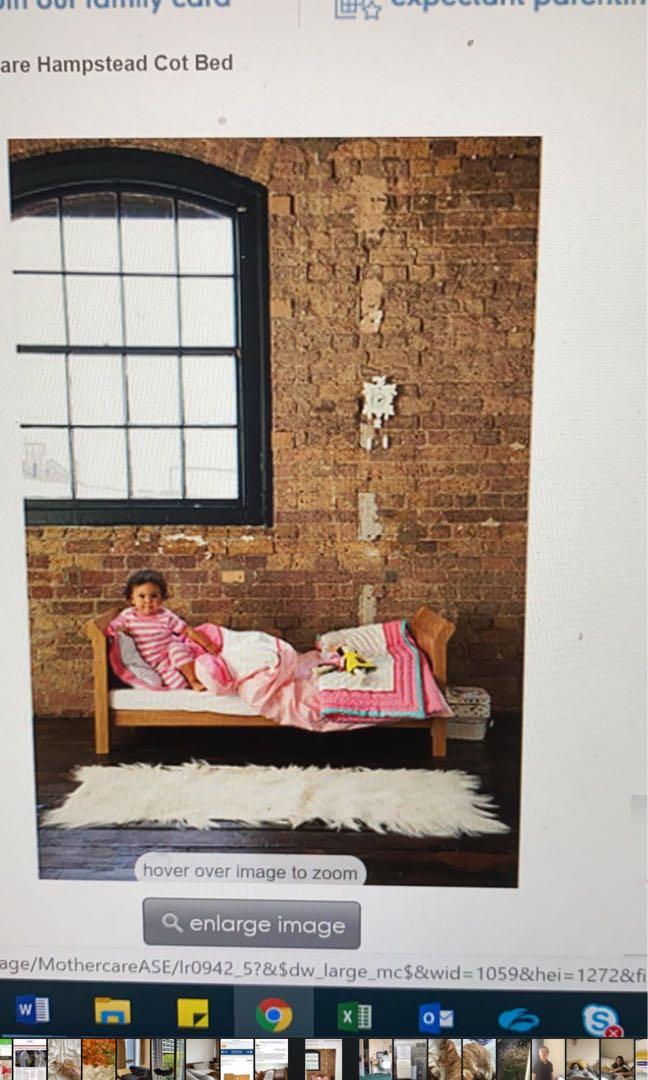 Mothercare hampstead outlet cot bed