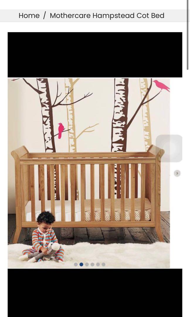 Mothercare hampstead cot bed on sale