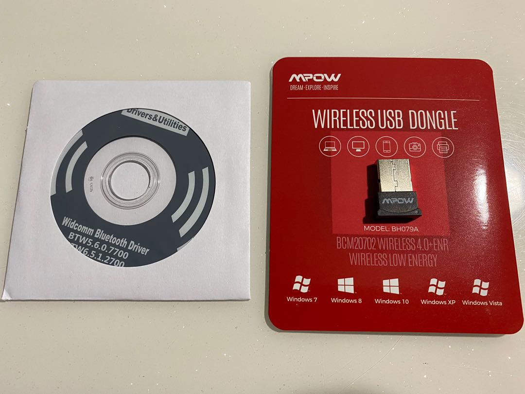 Mpow Bluetooth 4.0 USB Dongle Adapter Bluetooth Transmitter