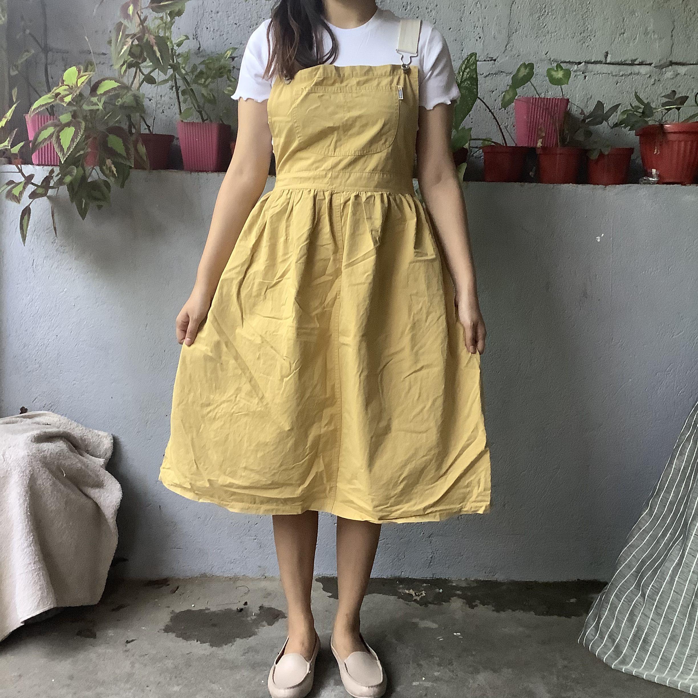 Mustard best sale jumper dress