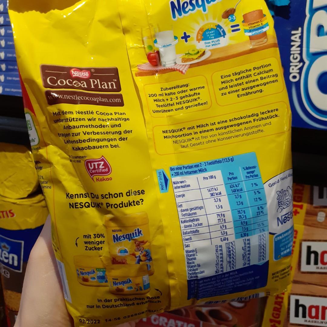 Nestle Nesquik Chocolate Drink 440g From Germany Food Drinks Local Eats On Carousell