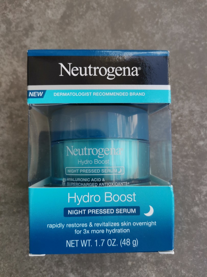 neutrogena hydro boost night pressed serum