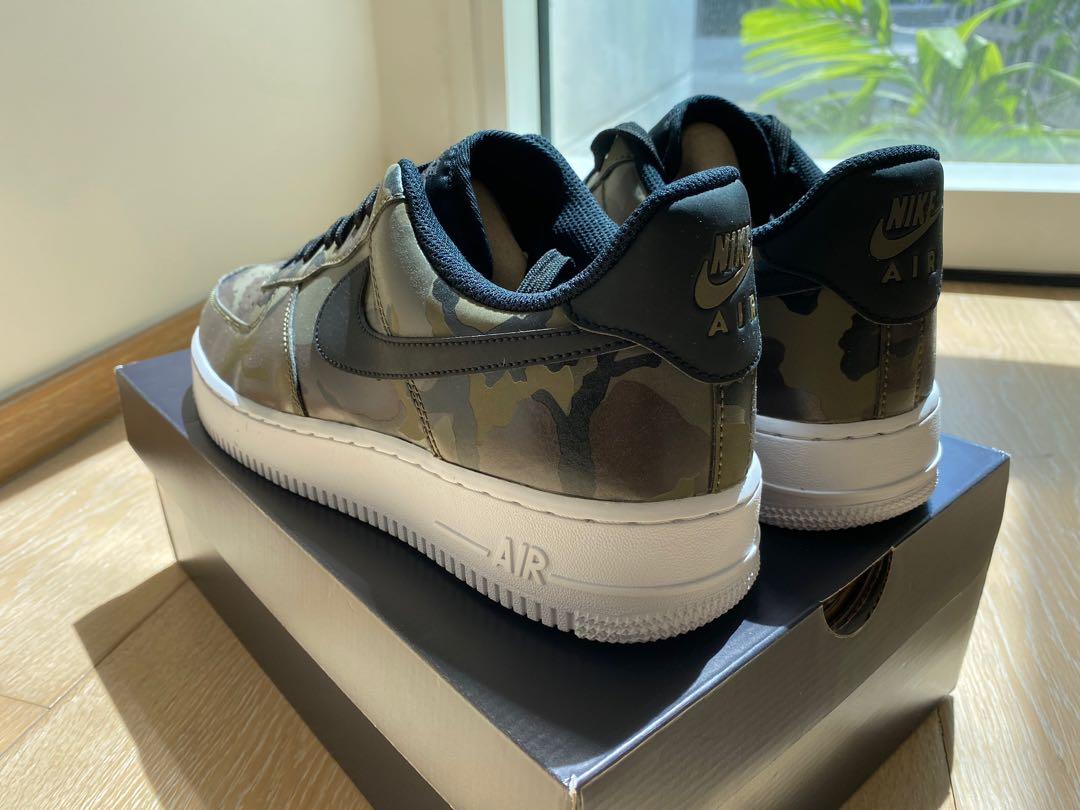 Nike air force 1 camo olive hot sale