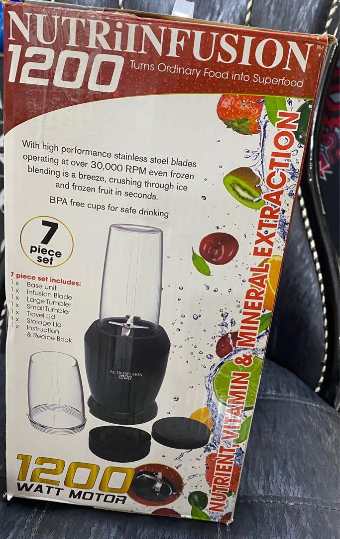 Nutri Infusion 1200 Juicer Blender BNIB TV Home Appliances