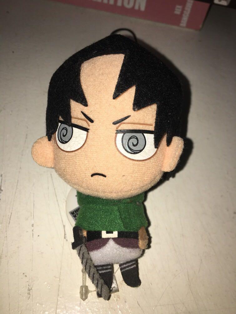 attack on titan levi cleaning plush