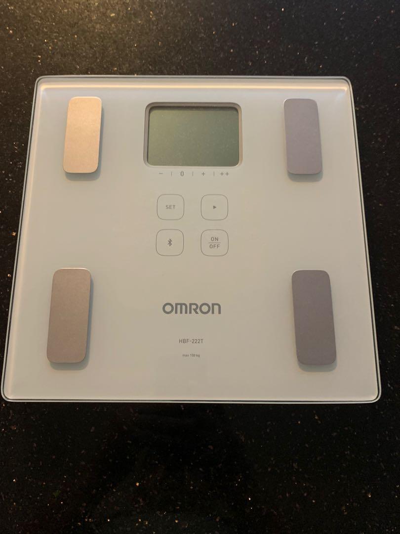 Omron body fat composition weight scale body scan, Health & Nutrition