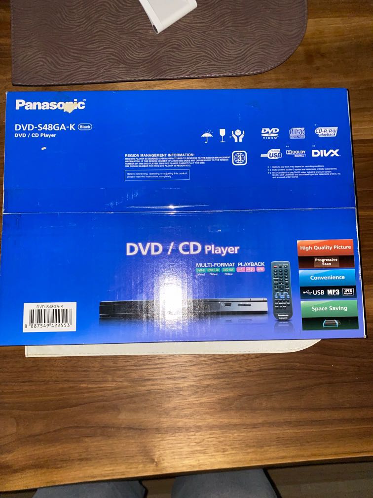 Panasonic DVD/CD player, Electronics, Audio on Carousell