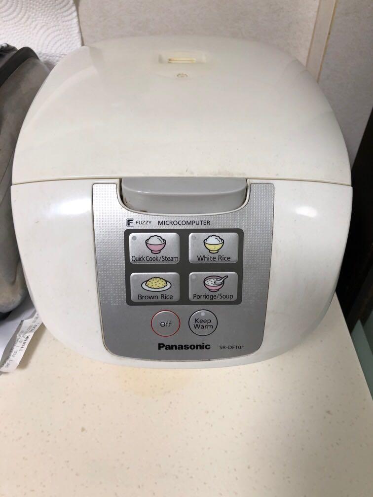 Panasonic rice cooker SRDF101, TV & Home Appliances, Kitchen