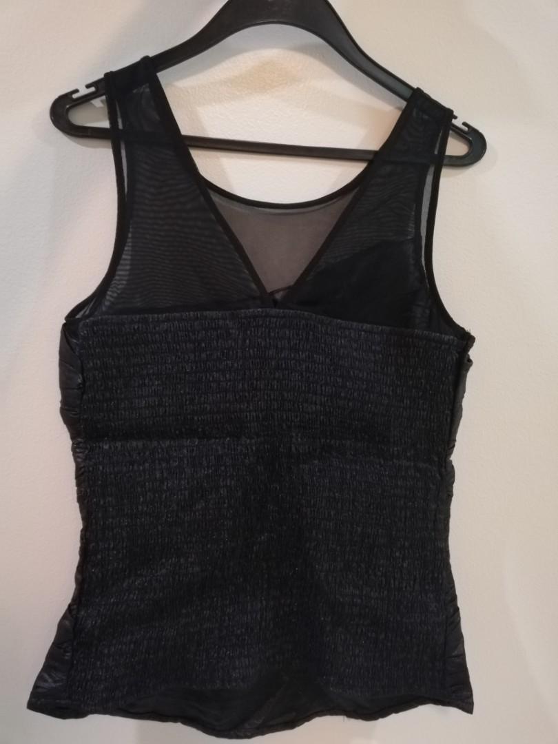 People are people Black Top with mesh (Category: Others Tops) located in Quezon City. Submitted by theabsolutelyfab (Listing ID 1066358591, Image 3). Description: Never been used with tag⭐ Fits medium to Large.