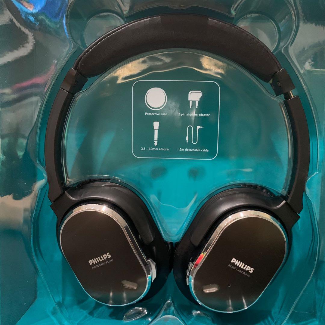 Philips noise best sale cancelling headphones shn9500