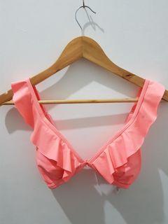 Pink Swimsuit top w ruffles