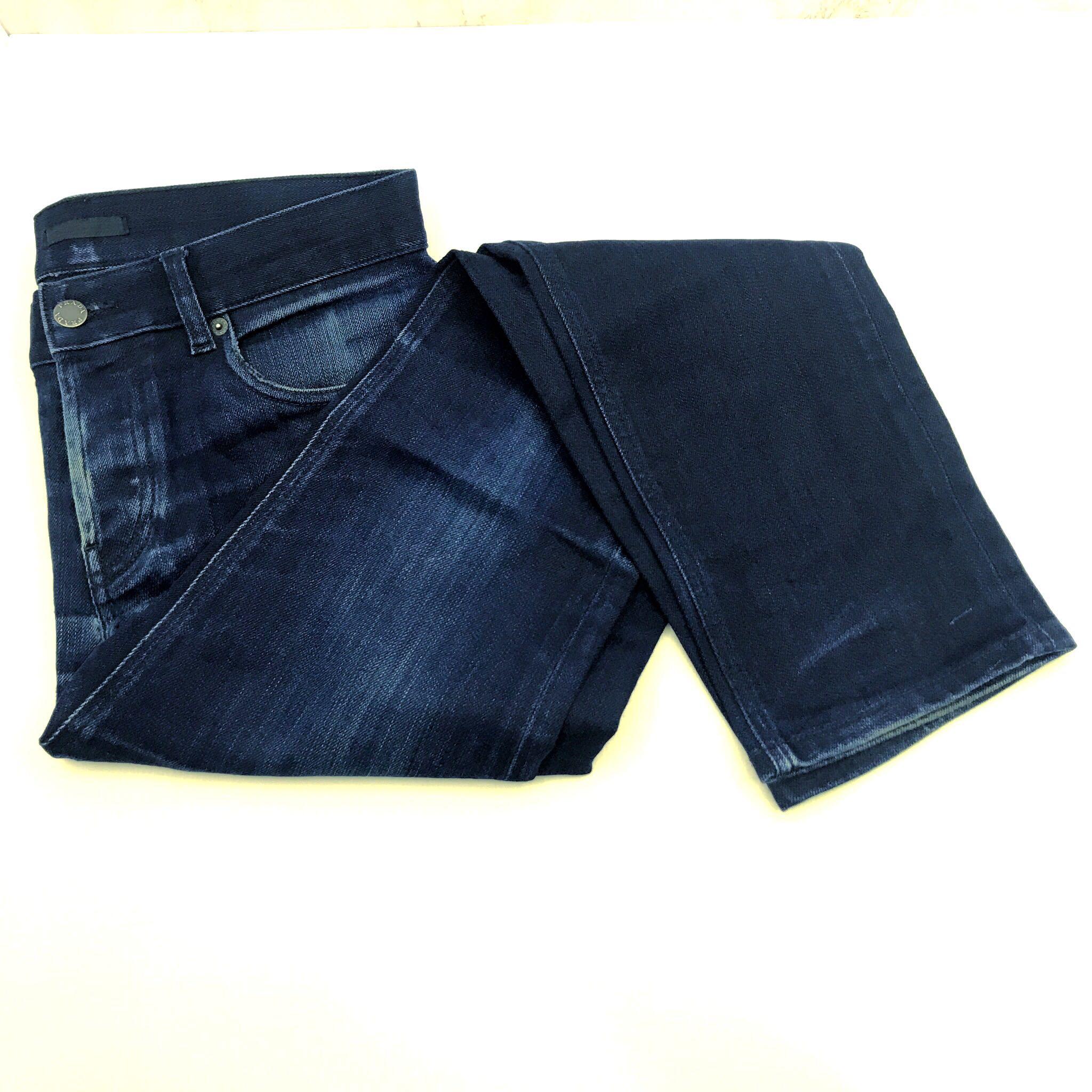 Prada Dark Blue GEP010 Tight Fit Denim Jeans 207009458 }, Women's 