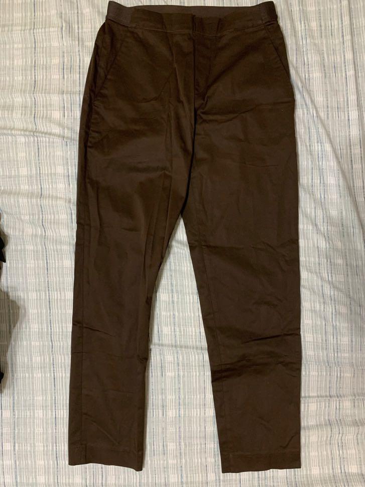 Uniqlo dark brown pants clearance