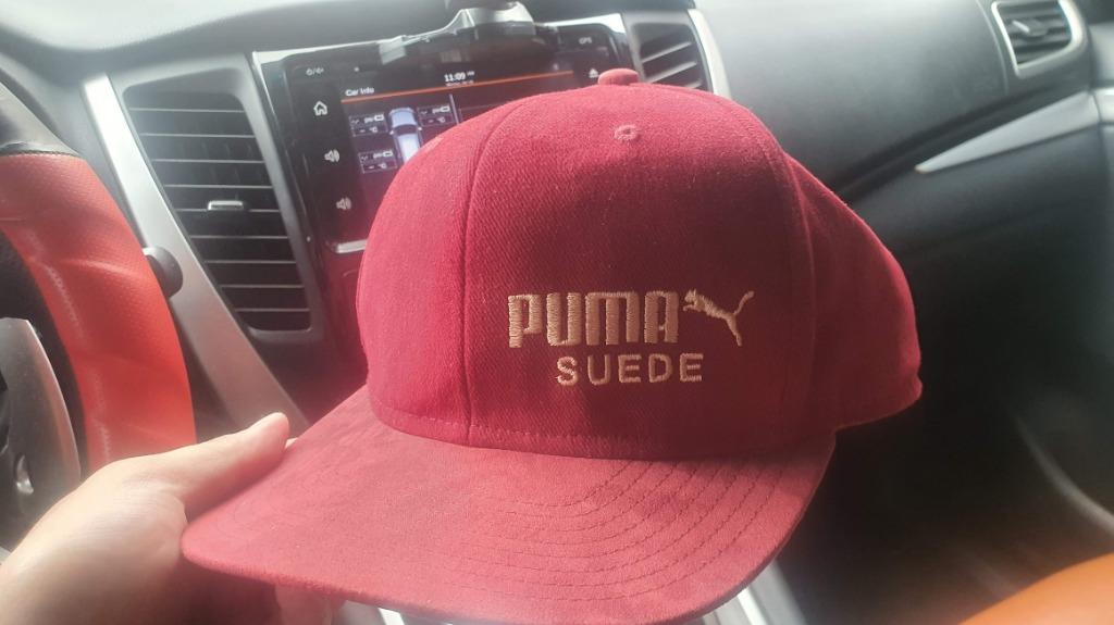 Puma Suede Cap (Category: Caps & Hats) located in Taguig. Submitted by minimallclutter (Listing ID 1066335463, Image 1). Description: Original New Puma Suede Cap Red .