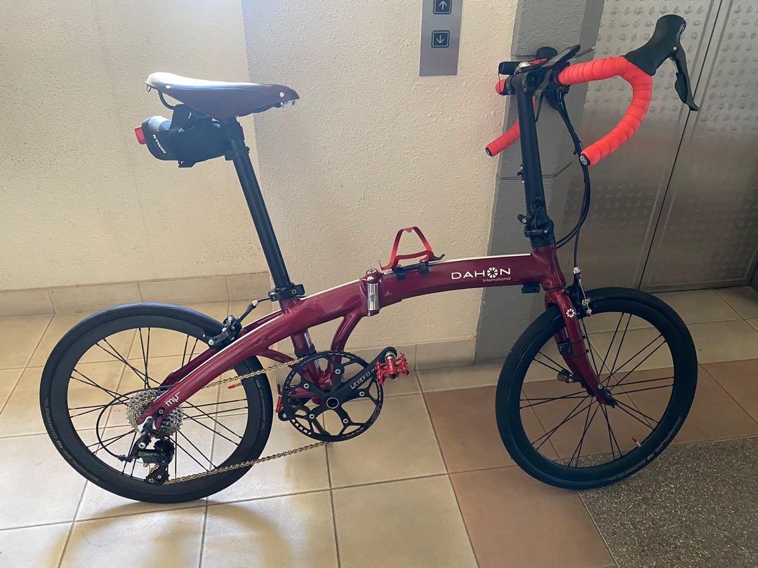 RARE DAHON MU SP9 BURGUNDY, Sports Equipment, Bicycles & Parts 