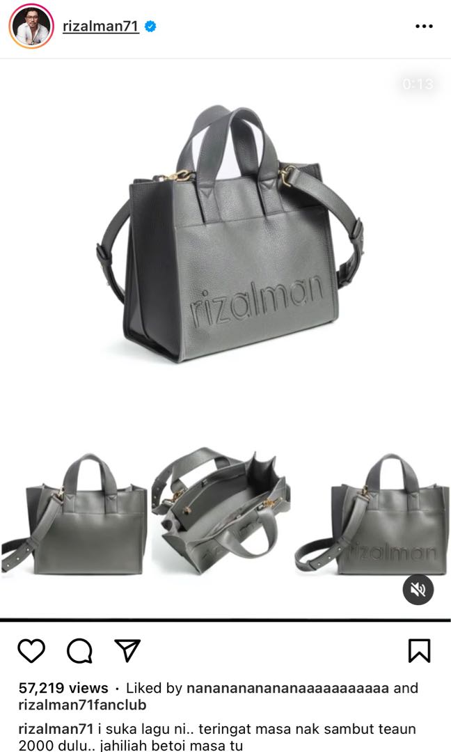 Rizalman outlet bag price