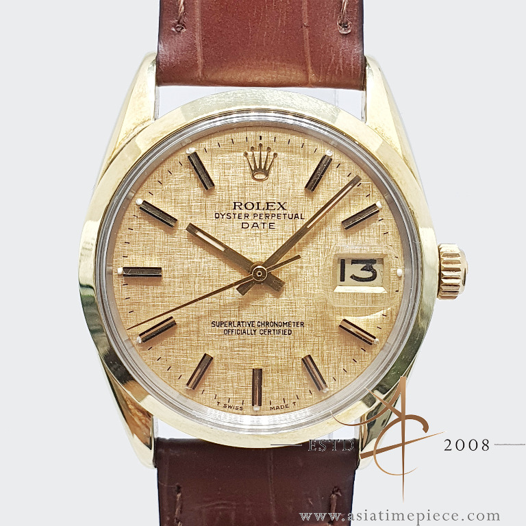 Rolex 1550 clearance gold cap