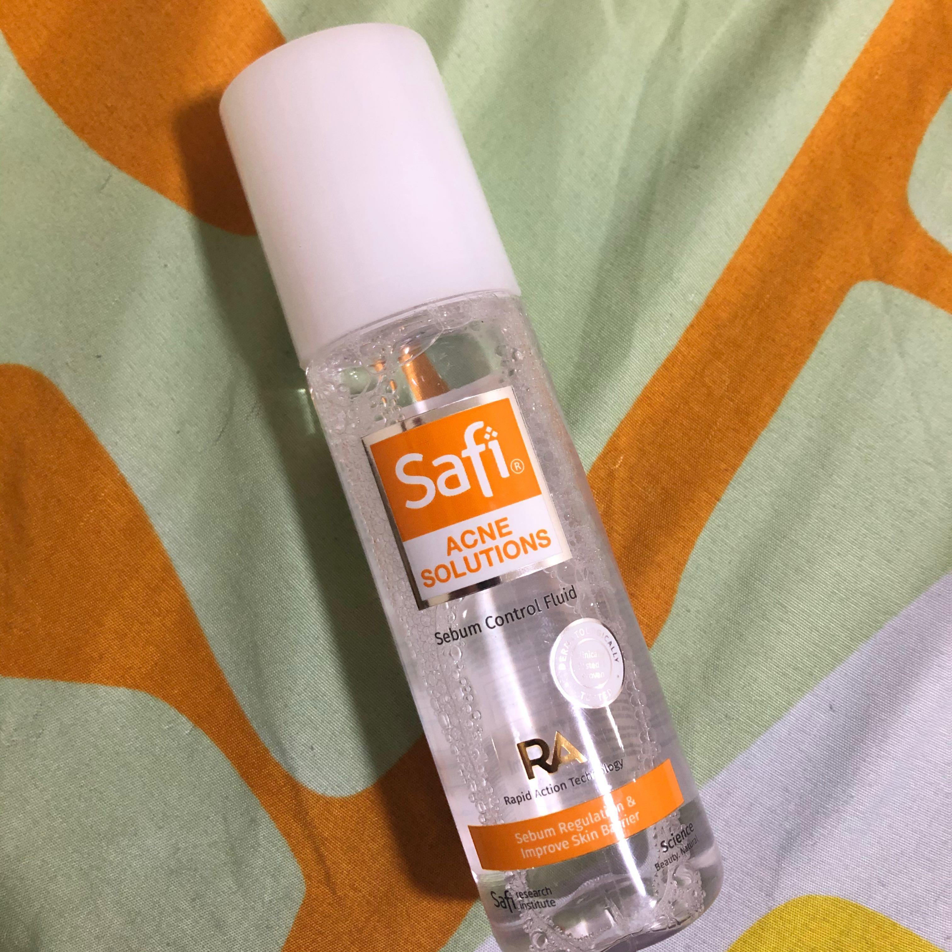 safi acne solution sebum control fluid ingredients - Anne Springer