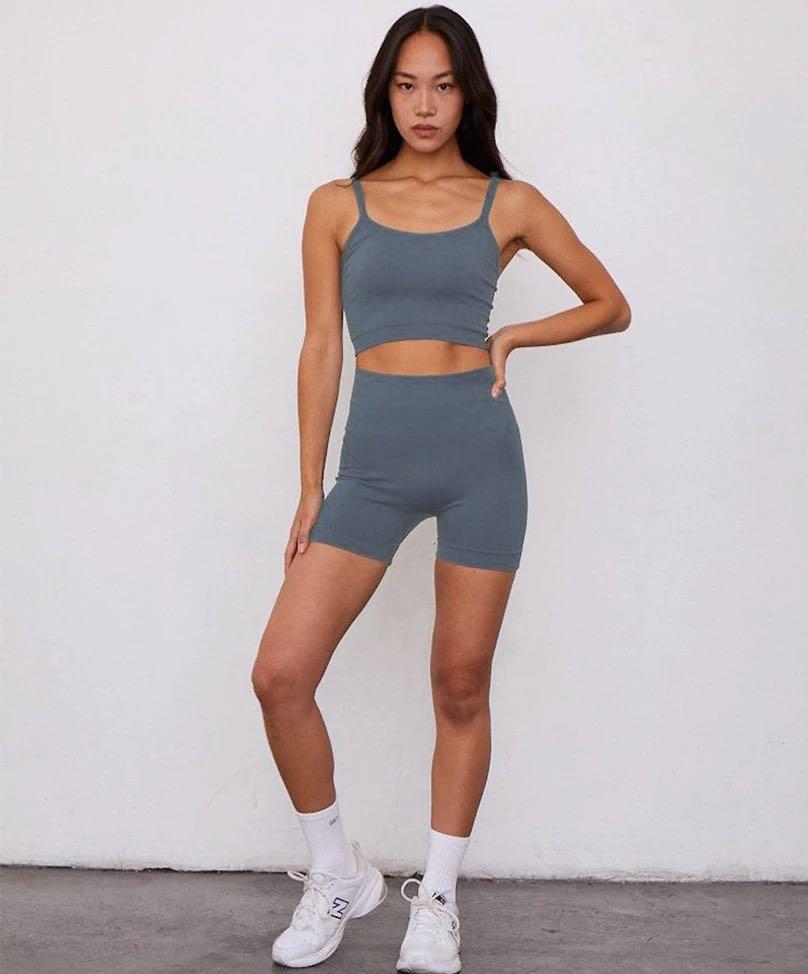 SET ACTIVE SLATE SCULPTFLEX BIKE SHORTS 