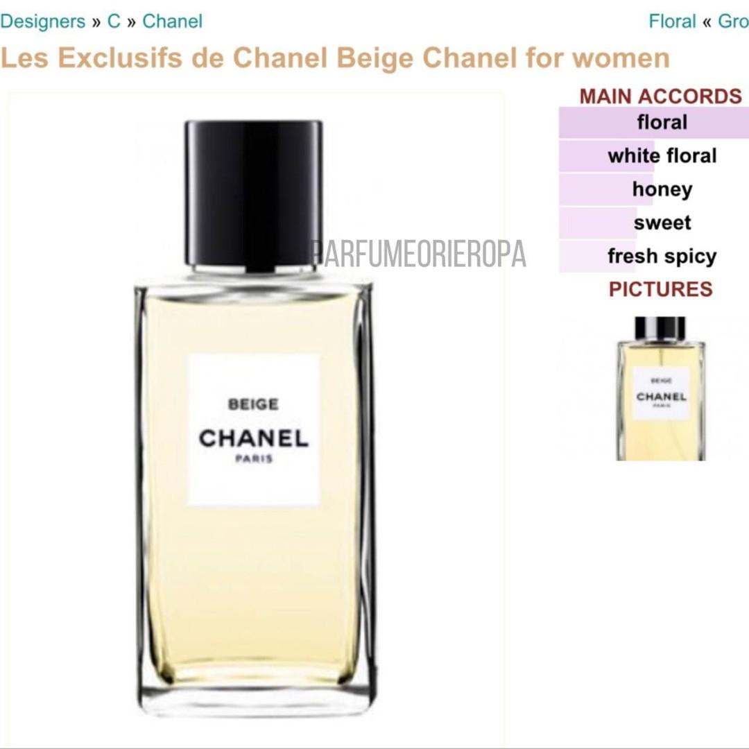 Chanel beige notes sales