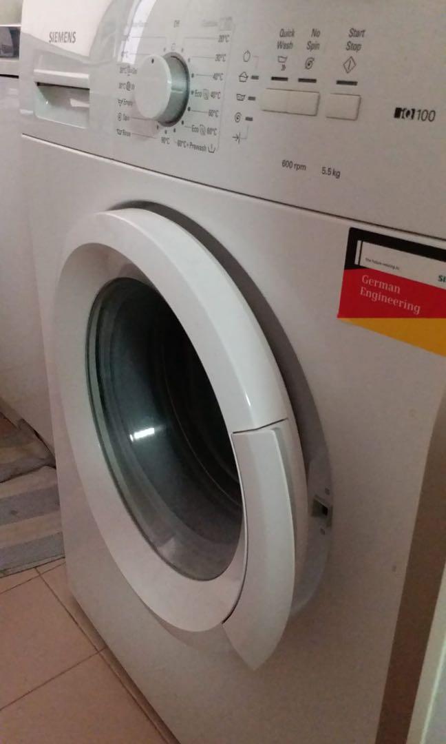 Siemens 西門子洗衣機iq 100 電視及其他電器 洗衣機及乾衣機 Carousell