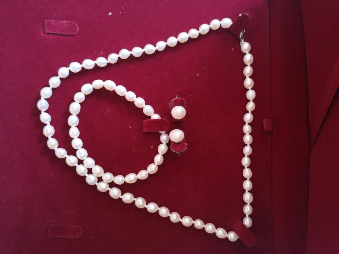 Sk jewellery pearl set Clearance