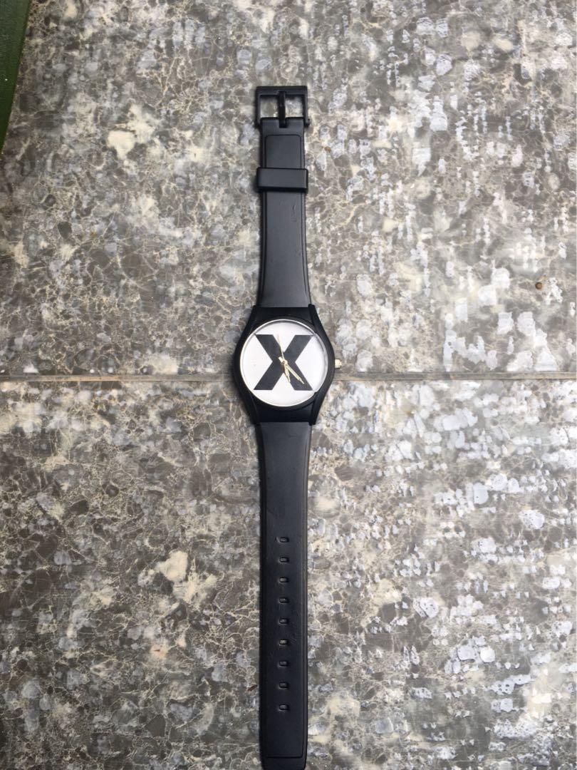 Swatch x store watch straight edge