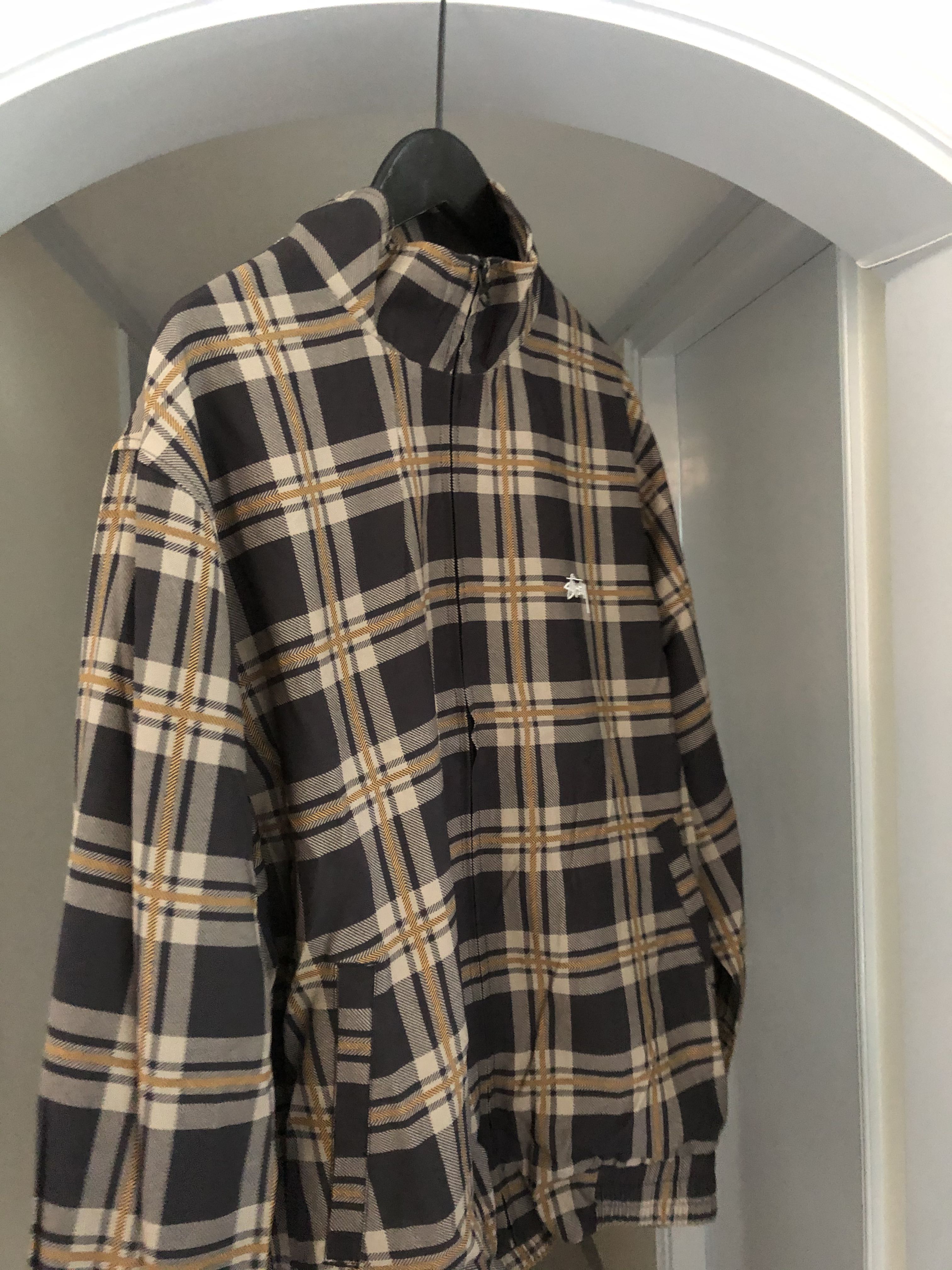 Stussy rayon track hot sale jacket