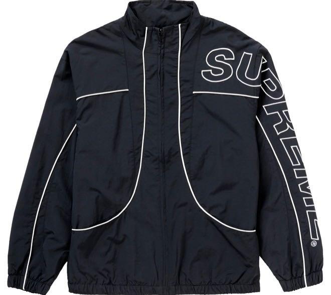 Supreme 20fw piping track jacket, 男裝, 外套及戶外衣服- Carousell