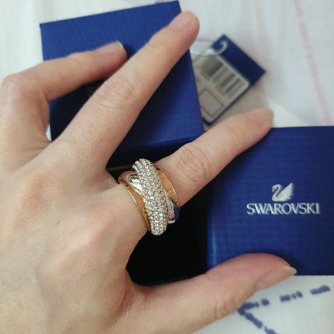 Swarovski Wave Ring Size 55