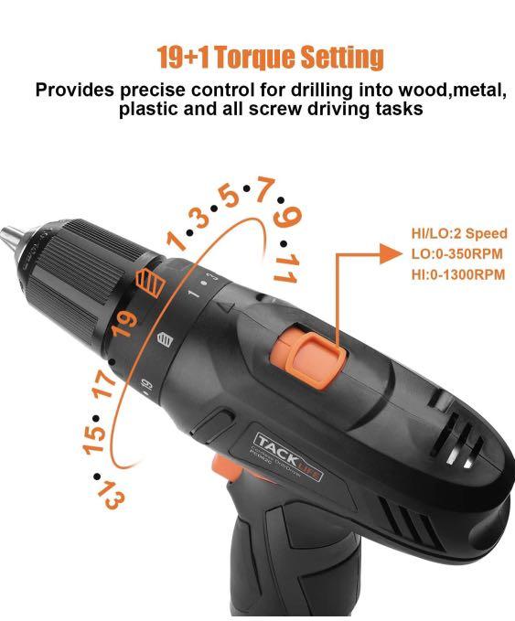 Cordless drill store battery life