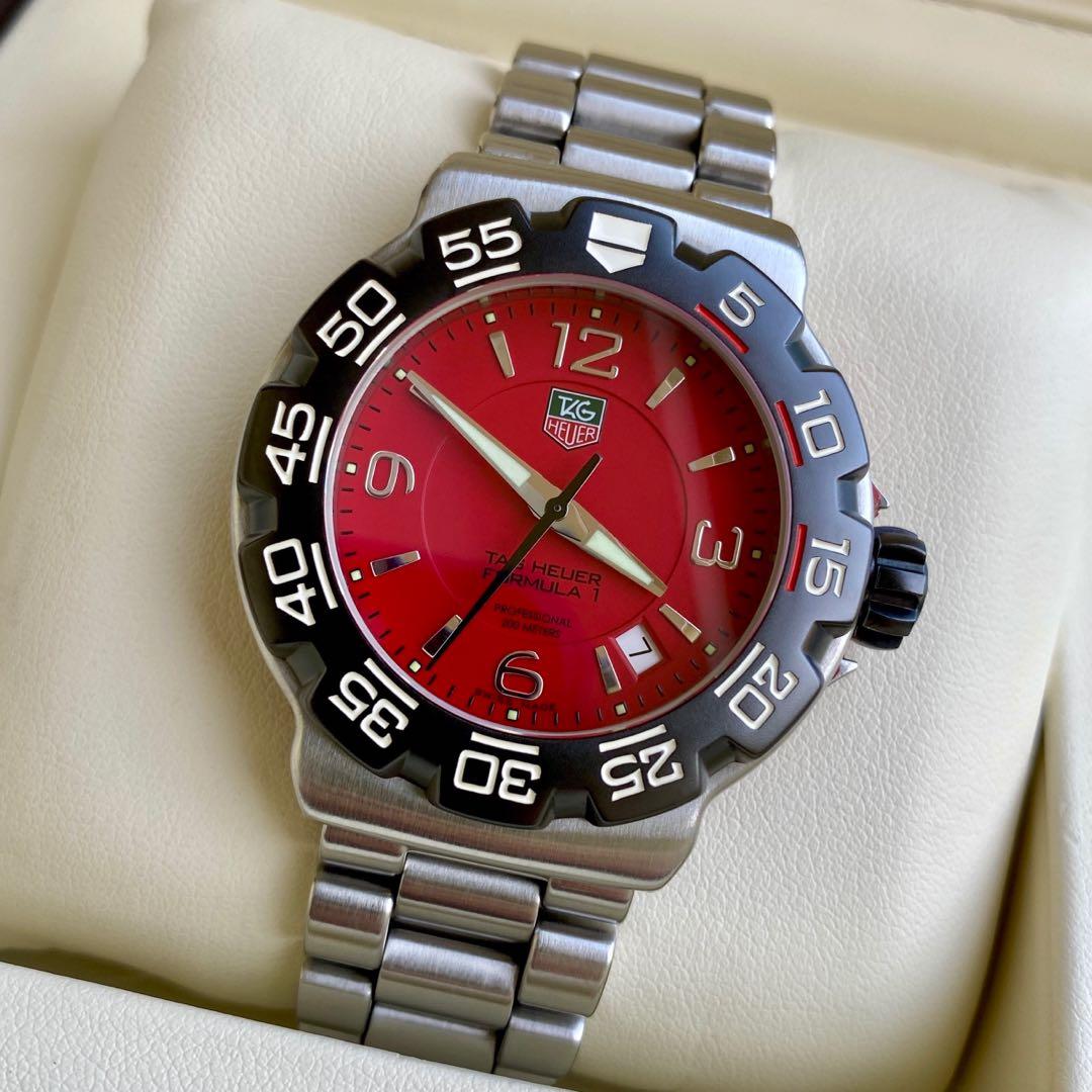 Tag heuer formula 1 red face price cheap