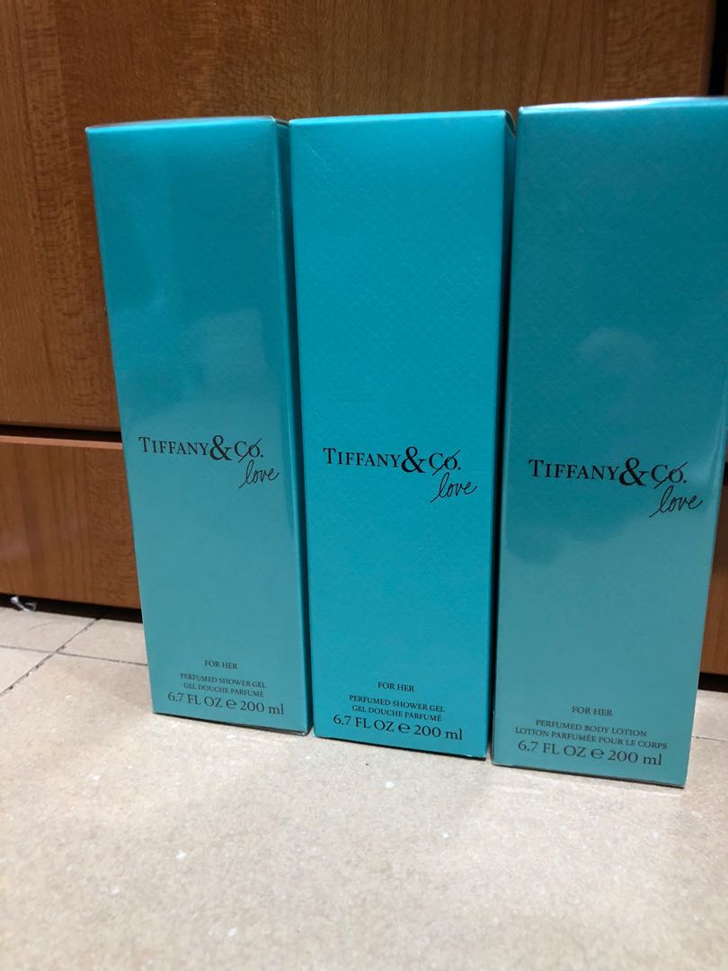 Tiffany &co shower gel and lotion, Beauty & Personal Care, Bath & Body