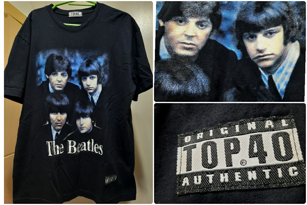TOP 40 Beatles Shirt, Men's Fashion 