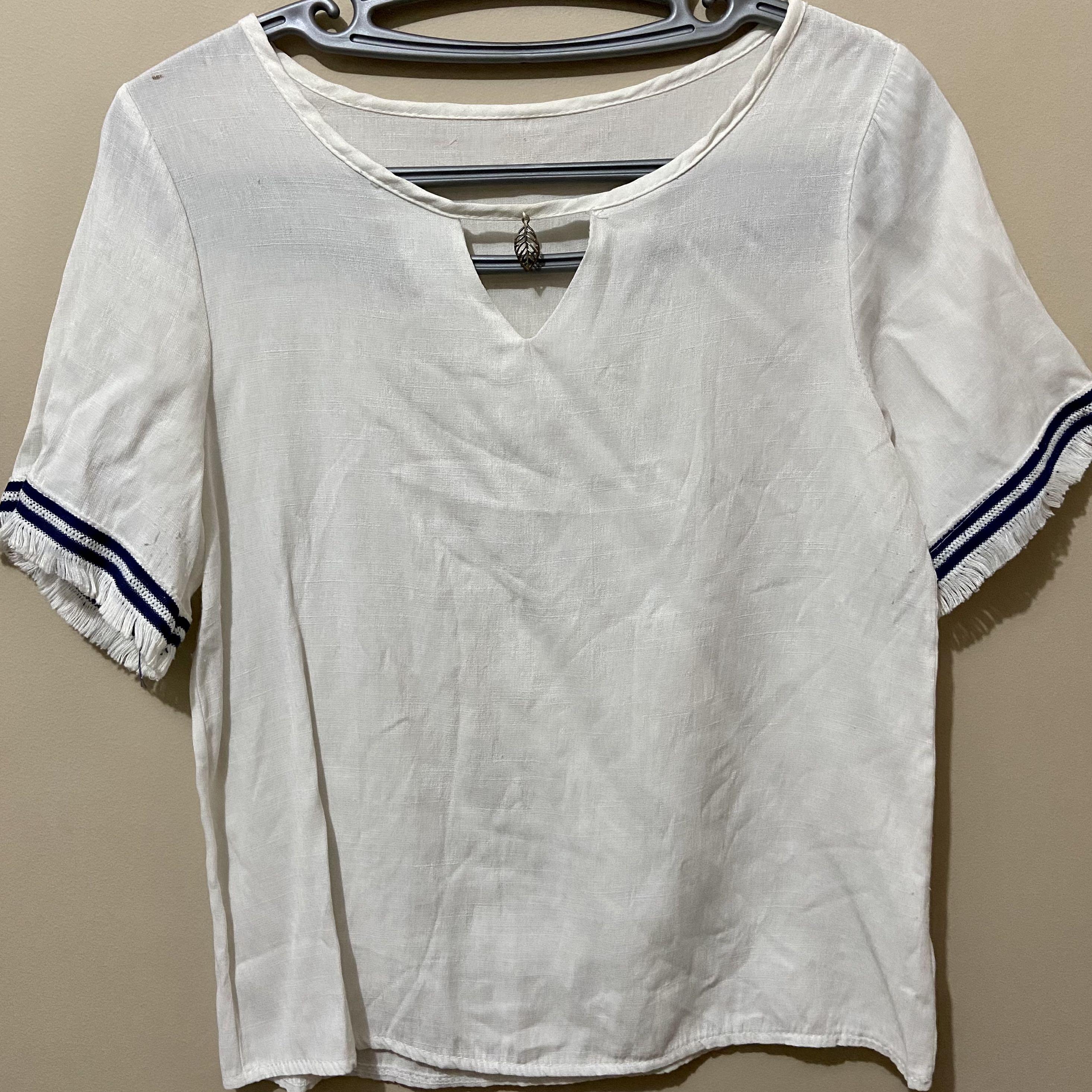 triangle cut out shirt