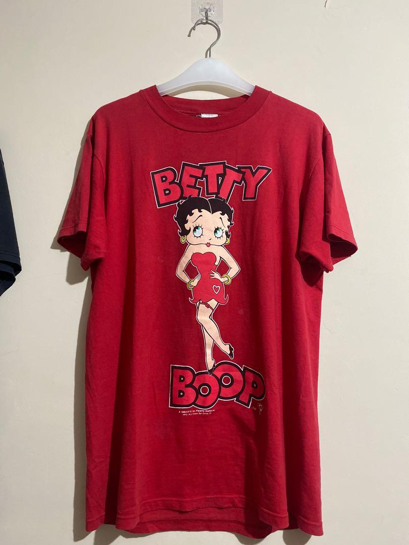 TSHIRT BETTY BOOP VINTAGE 1988, Fesyen 