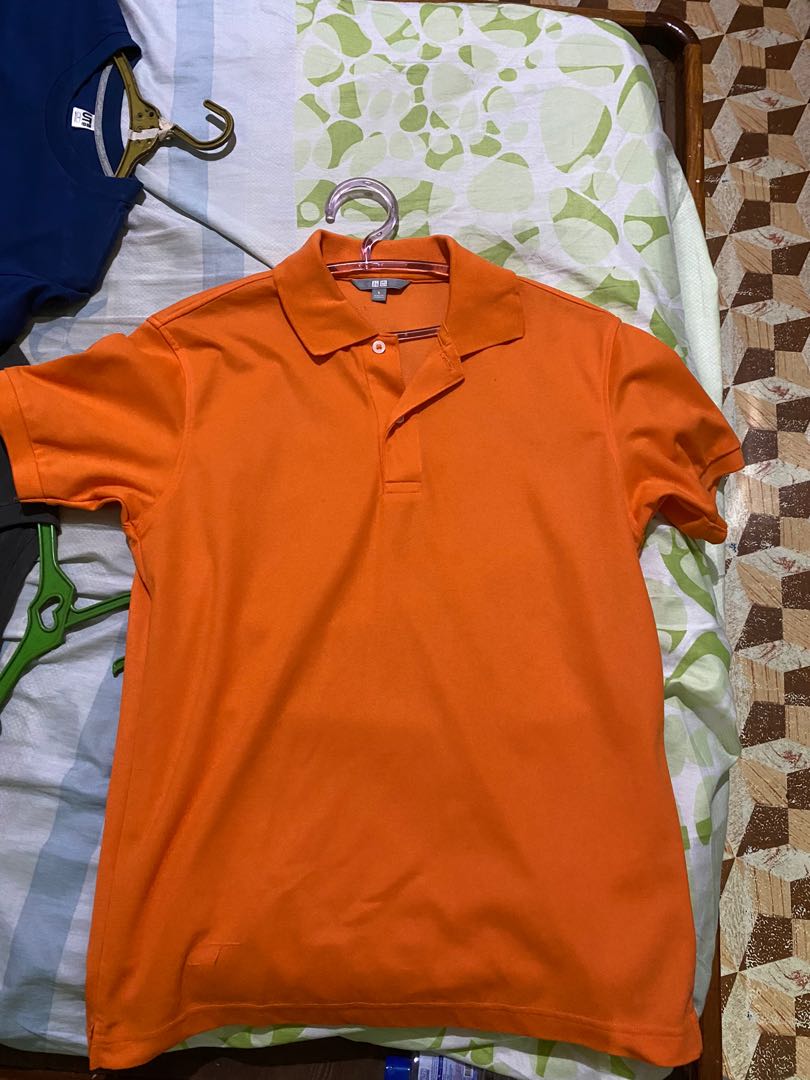 orange polo tee