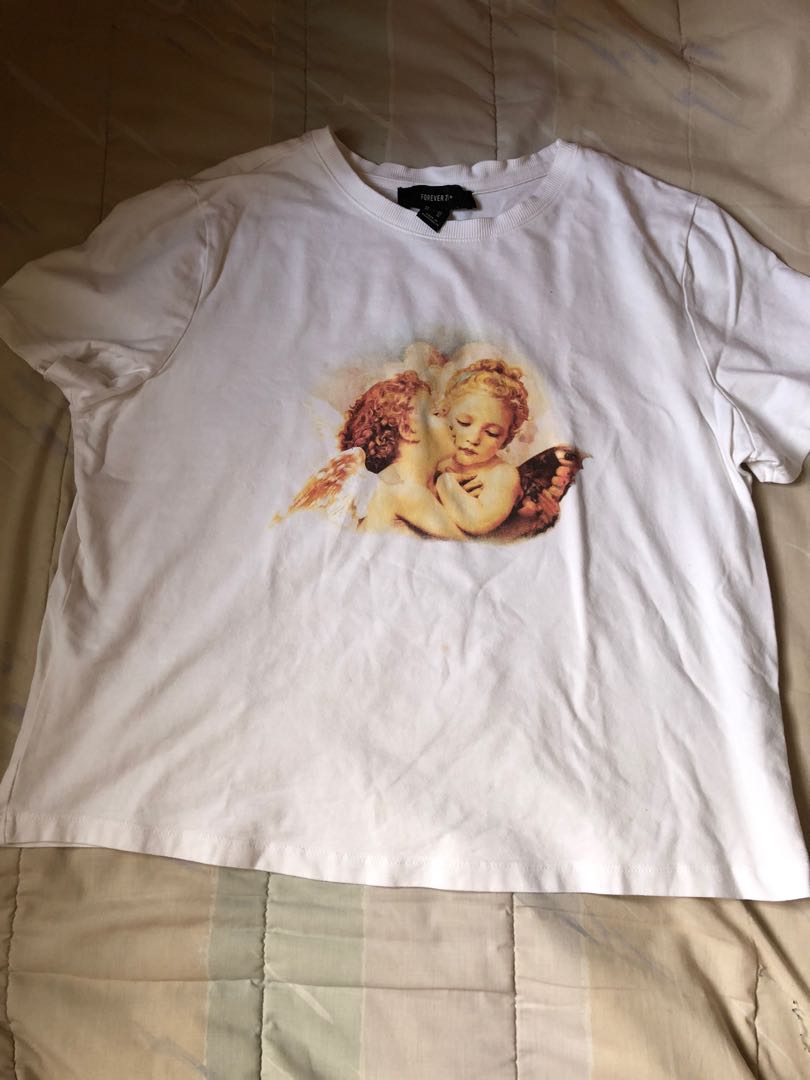 forever 21 angel shirt