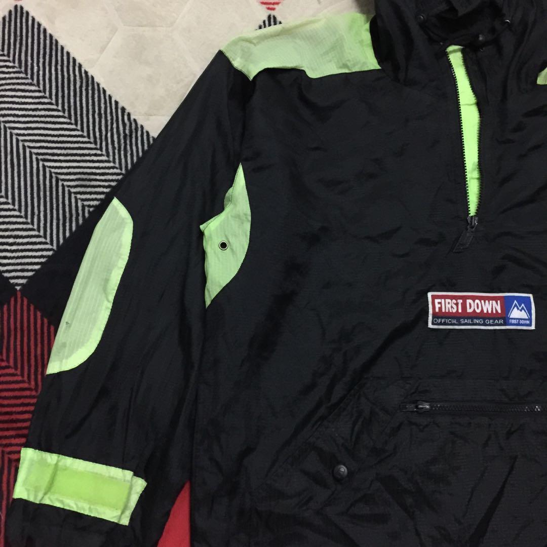 Vintage First Down Sailing Gear Jacket Multicolor, Men's Fashion, Tops