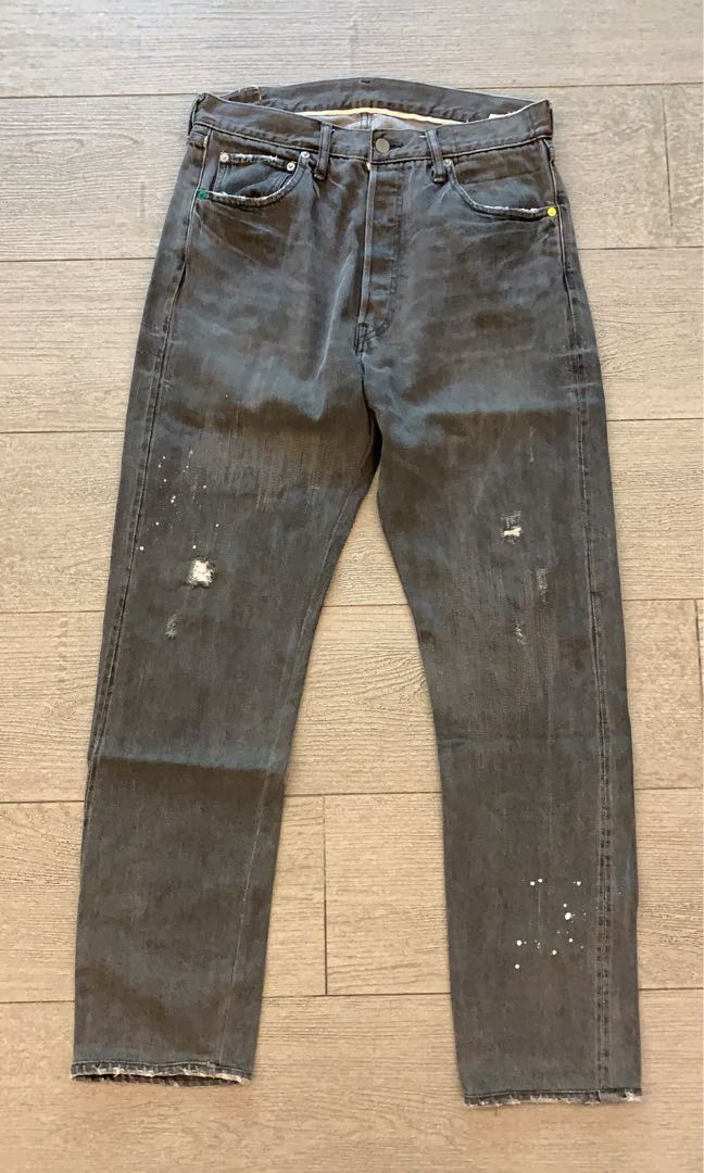 Visvim fluxus 01 D1 jeans, 男裝, 褲＆半截裙, 牛仔褲- Carousell