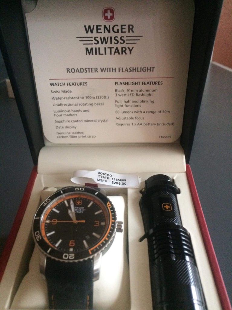 swiss military watch costco