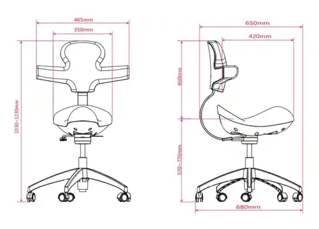 WORKHORSE SADDLE CHAIR