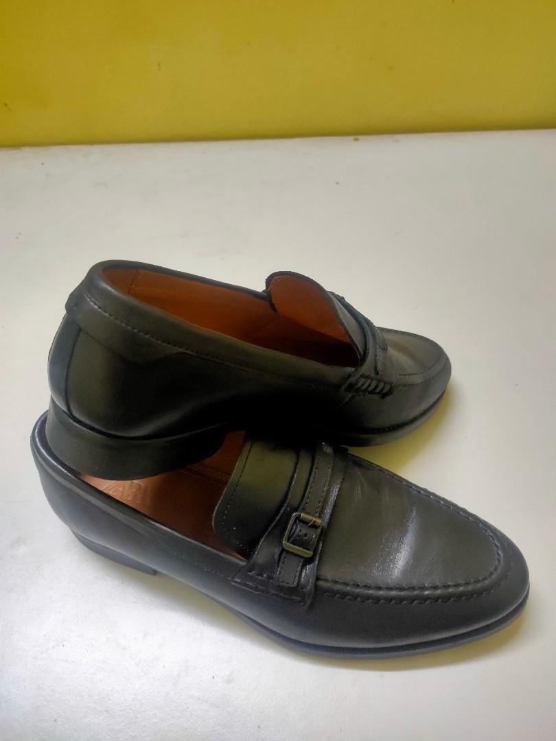 Zara mens black loafers Clearance