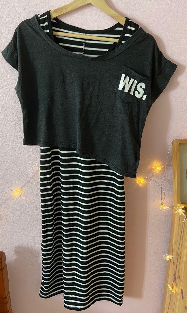 2 piece long dresses