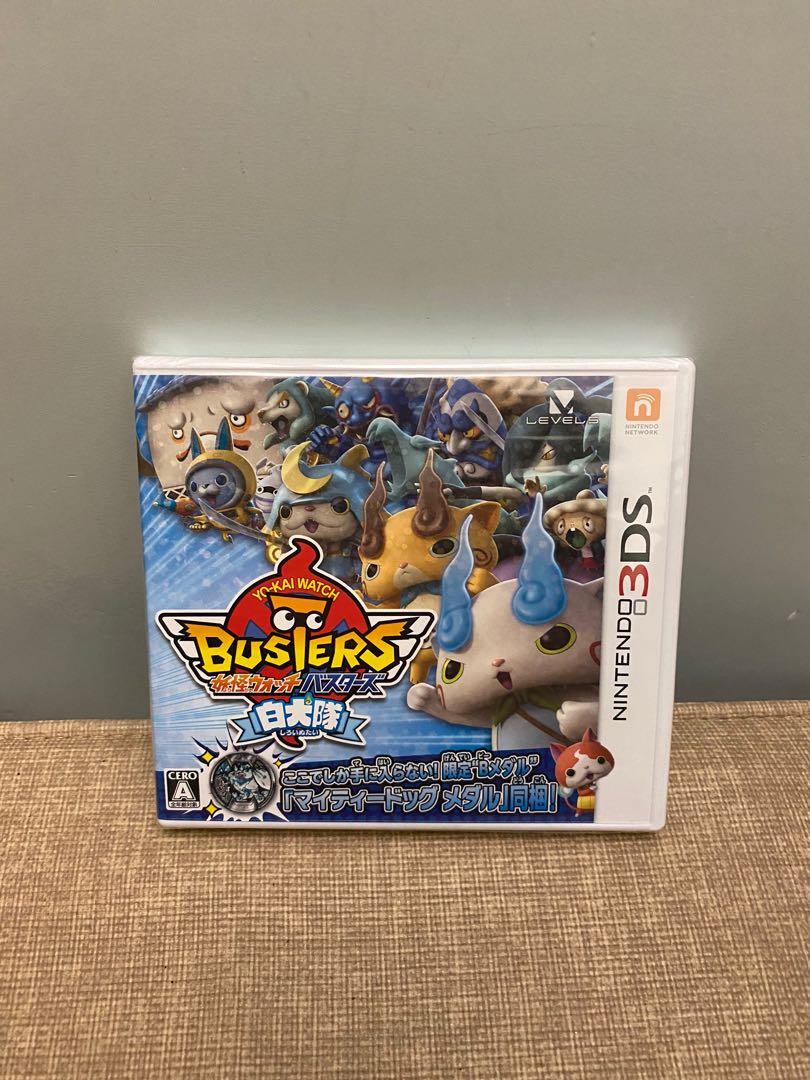 全新 3ds 妖怪手錶buster 白犬隊 遊戲機 遊戲機遊戲 Carousell
