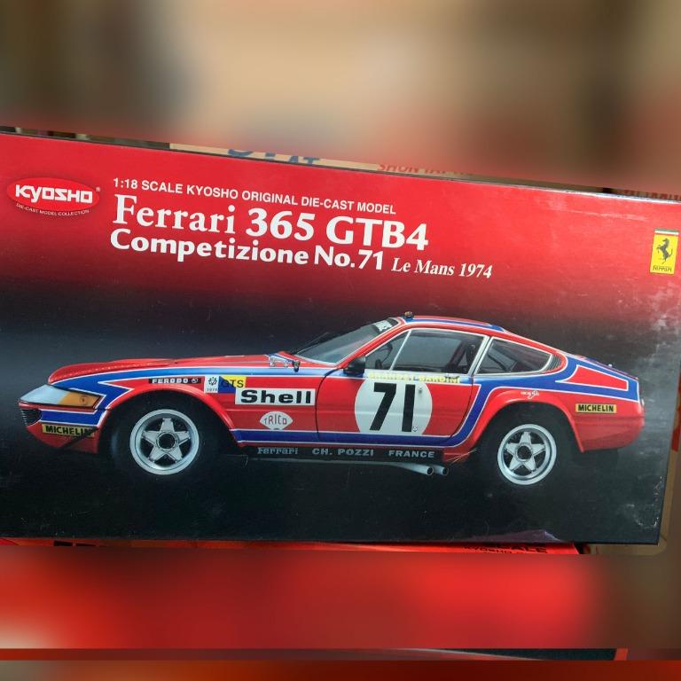 ご注意ください 京商 1/18 フェラーリ365 GTB4 No.71 Le Mans